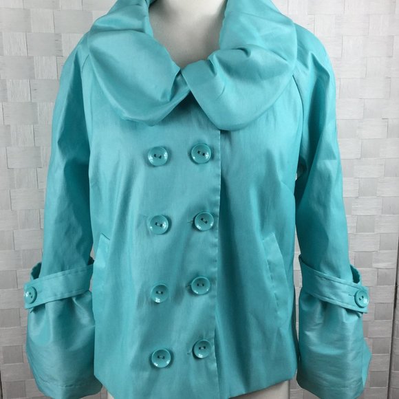 Samuel Dong Blue Lightweight Jacket, M - Picture 2 of 10